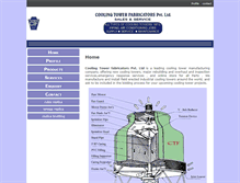 Tablet Screenshot of coolingtowerfabricators.com